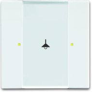 6125/02-84-500 Сенсор 1/2-клавишный, альпийский белый, 2CKA006115A0219