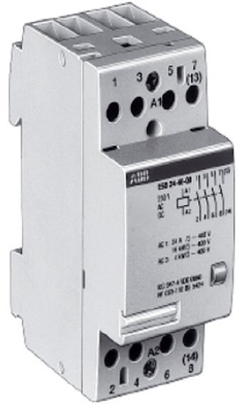 Модульный контактор ABB ESB24 4НО 24А 220В AC/DC, GHE3291102R0006 в Москве