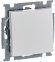 Выключатель 1-клавишный ABB BASIC55, скрытый монтаж, альпийский белый, 2CKA001012A2139 в Москве