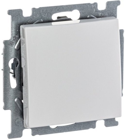 Выключатель 1-клавишный ABB BASIC55, скрытый монтаж, альпийский белый, 2CKA001012A2139 в Москве Выключатель 1-клавишный ABB BASIC55, скрытый монтаж, альпийский белый, 2CKA001012A2139 в Москве