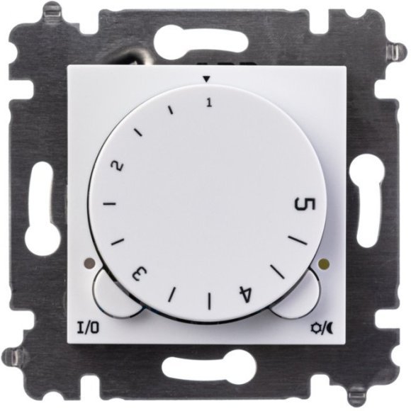 Терморегулятор с поворотной ручкой ABB LEVIT, скрытый монтаж, белый / ледяной, 2CHH920003A6001 в Москве Терморегулятор с поворотной ручкой ABB LEVIT, скрытый монтаж, белый / ледяной, 2CHH920003A6001 в Москве