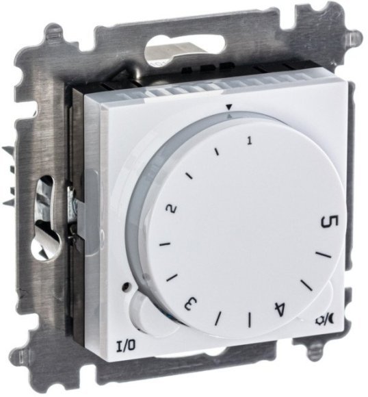 Терморегулятор с поворотной ручкой ABB LEVIT, скрытый монтаж, белый / ледяной, 2CHH920003A6001 в Москве Терморегулятор с поворотной ручкой ABB LEVIT, скрытый монтаж, белый / ледяной, 2CHH920003A6001 в Москве