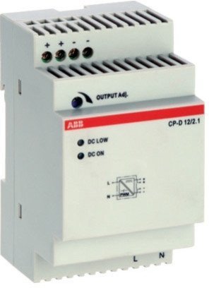 Блок питания CP-D 12/2.1 (регулир. вых. напряж) вход 90-265В AC / 120-370В DC, выход 12В DC /2.1A, 1SVR427043R1200 в Москве