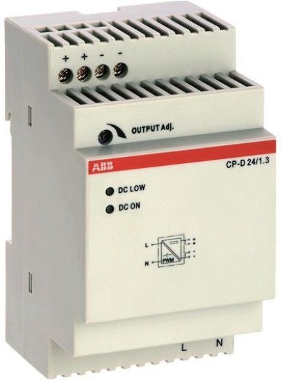 Блок питания CP-D 24/1.3 (регулир. вых. напряж) вход 90-265В AC / 120-370В DC, выход 24В DC /1.3A, 1SVR427043R0100 в Москве