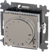 Терморегулятор с поворотной ручкой ABB LEVIT, скрытый монтаж, кофе макиато / белый, 2CHH920003A6018 Терморегулятор с поворотной ручкой ABB LEVIT, скрытый монтаж, кофе макиато / белый, 2CHH920003A6018