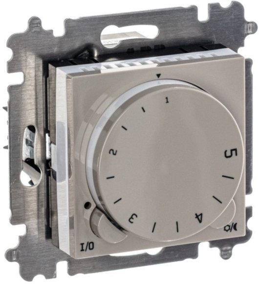 Терморегулятор с поворотной ручкой ABB LEVIT, скрытый монтаж, кофе макиато / белый, 2CHH920003A6018 в Москве Терморегулятор с поворотной ручкой ABB LEVIT, скрытый монтаж, кофе макиато / белый, 2CHH920003A6018 в Москве