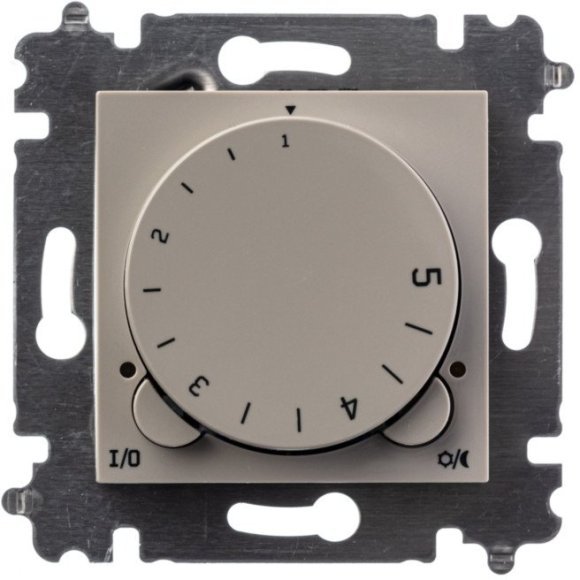 Терморегулятор с поворотной ручкой ABB LEVIT, скрытый монтаж, кофе макиато / белый, 2CHH920003A6018 в Москве Терморегулятор с поворотной ручкой ABB LEVIT, скрытый монтаж, кофе макиато / белый, 2CHH920003A6018 в Москве