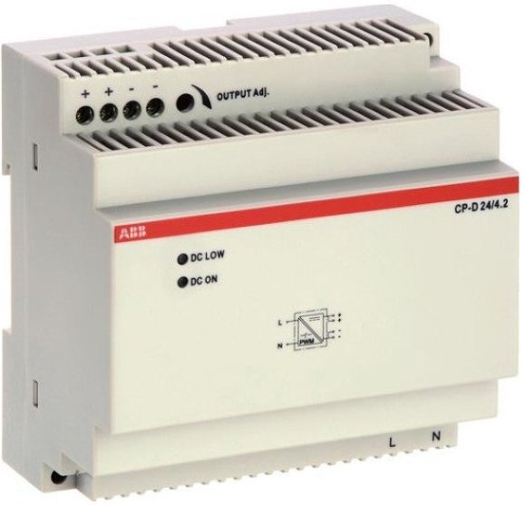 Блок питания CP-D 24/4.2 (регулир. вых. напряж) вход 90-265В AC / 120-370В DC, выход 24В DC /4.2A, 1SVR427045R0400 в Москве