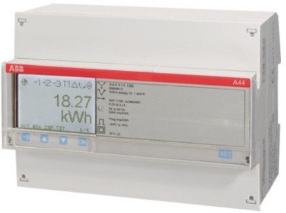 Счетчик электроэнергии многотарифный ABB A44 трехфазный 1(6)А, кл.т. 0,5S, 2CMA100134R1000 в Москве