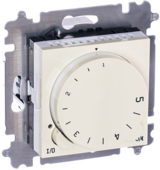 Терморегулятор с поворотной ручкой ABB LEVIT, скрытый монтаж, слоновая кость / белый, 2CHH920003A6017 в Москве Терморегулятор с поворотной ручкой ABB LEVIT, скрытый монтаж, слоновая кость / белый, 2CHH920003A6017 в Москве