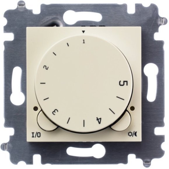 Терморегулятор с поворотной ручкой ABB LEVIT, скрытый монтаж, слоновая кость / белый, 2CHH920003A6017 в Москве Терморегулятор с поворотной ручкой ABB LEVIT, скрытый монтаж, слоновая кость / белый, 2CHH920003A6017 в Москве