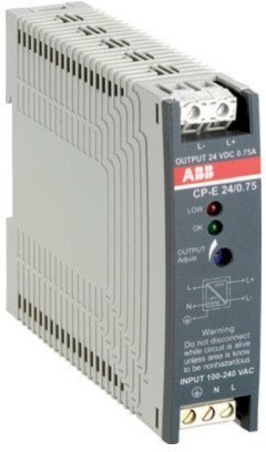 Блок питания CP-E 24/0.75 (регулир. вых. напряж) вход 90-265В AC / 120- 370В DC, выход 24В DC /0.75A, 1SVR427030R0000 в Москве