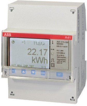 Счетчик электроэнергии однотарифный ABB A41 однофазный 5(80)А, кл.т. 1, 2CMA100083R1000 в Москве