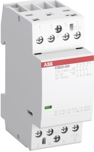 Модульный контактор ABB ESB-N 1НО+3НЗ 25А 230.240В AC/DC, 1SAE231111R0613 в Москве