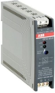 Блок питания CP-E 5/3.0 (регулир. вых. напряж) 90-265В AC / 120-370В DC, выход 5В DC /3.0A, 1SVR427033R3000