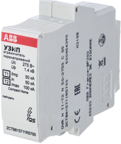 УЗИП OVR H T1-T2 N 50-275s C QS картридж, 2CTB815711R5700 в Москве