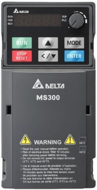 Преобразователи частоты Delta Electronics VFD2A8MS21AFSAA (0.37кВт 1ф 230В) серии MS300
