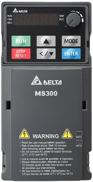 Преобразователи частоты Delta Electronics VFD2A8MS21AFSAA (0.37кВт 1ф 230В) серии MS300 в Москве