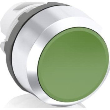 Кнопка MP1-30G зеленая (только корпус) без подсветки без фиксации, 1SFA611100R3002 в Москве