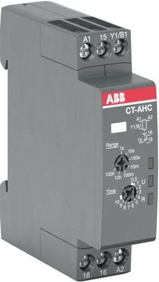 Реле времени CT-AHC.12 компактное (задержка при отключ.) 24-48B DC, 24- 240B AC (7 диапазонов времени 0,05с...100ч) 1ПК, 1SVR508110R0000 в Москве