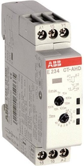 Реле времени CT-AHD.12 модульное (задержка на отключ.) 24-48B DC, 24- 240B AC (7 временных диапазонов 0,05с...100ч) 1ПК, 1SVR500110R0000 в Москве