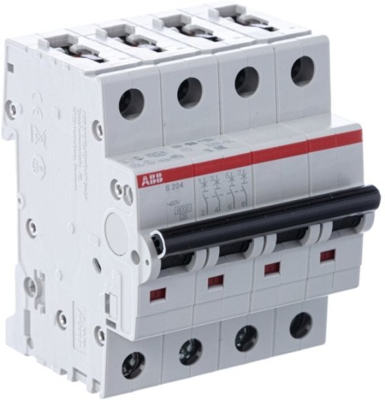 Автомат.выкл-ль 4-полюсный S204 C20, 2CDS254001R0204 в Москве