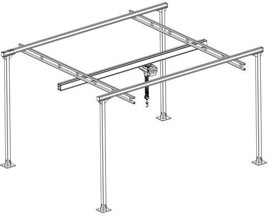 Крановая портальная внутрицеховая система в Москве Крановая портальная внутрицеховая система в Москве