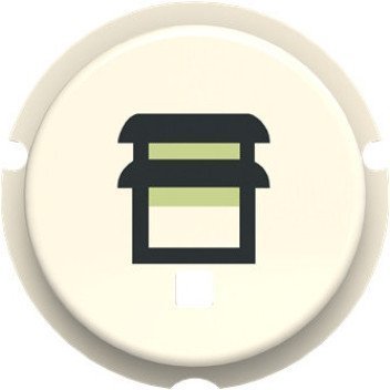 SBB-N2BL Кнопка жалюзи free@home, Zenit, белый, 2CLA202620N1102 в Москве