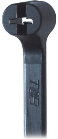 Cтяжка каб. Ty-Rap, стальной зуб ПА 66/нерж.сталь, черн. УФ-стойк. 2.4x203мм, TY232MX, 7TAG009040R0007