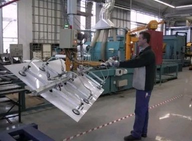 Вакуумная грузозахватная траверса г/п до 10 тонн, поворот груза на 90° в Москве