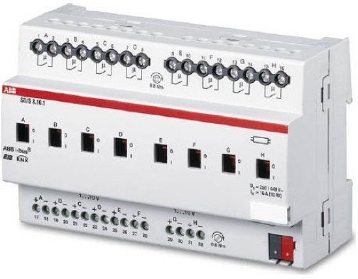 SD/S8.16.1 Светорегулятор ЭПРА 1-10В, 8-канальный, 16А, 2CDG110081R0011 в Москве