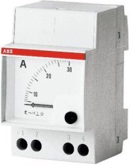 Амперметр щитовой ABB AMT 30А AC, аналоговый, кл.т. 1,5, 2CSM310080R1001
