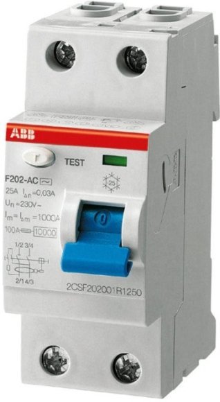 Выкл.диф.тока 2мод. F202 A-25/0,03, 2CSF202101R1250 в Москве