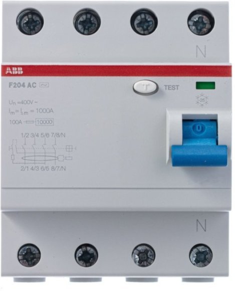 Выкл.диф.тока 4мод. F204 AC-63/0,03, 2CSF204001R1630 в Москве Выкл.диф.тока 4мод. F204 AC-63/0,03, 2CSF204001R1630 в Москве