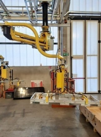 Подвесной пневматический манипулятор в Москве