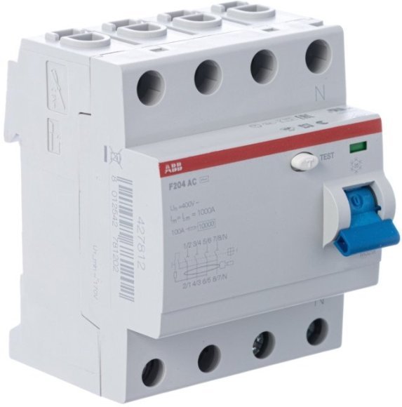 Выкл.диф.тока 4мод.F204 AC-100/0,3, 2CSF204001R3900 в Москве