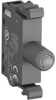 Патрон MLBL-99R со встроенным светодиодом красный 230В AC с защитой от наводок, 1SFA611621R1991 Патрон MLBL-99R со встроенным светодиодом красный 230В AC с защитой от наводок, 1SFA611621R1991