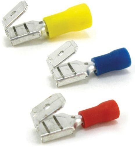 Наконечник каб. 2FER1018P-D, медь лужен./полипропилен, втулка, двойной, красный, 2x1мм2, 18мм, 500 шт. в пачке, 7TCA301140R0368 в Москве