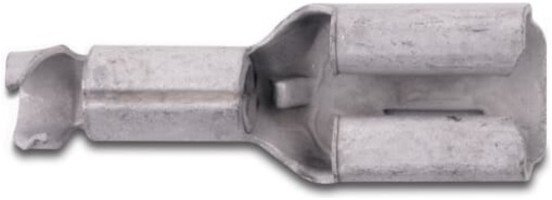 Наконечник каб. 2FER1018P-F, медь лужен./полипропилен, втулка, двойной, красный, 2x1мм2, 18мм, 500 шт. в пачке, 7TCA301140R0385 в Москве