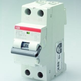 Дифавтомат ABB DS200 2P 10А (B) 6 кА, 30 мА (A), 2CSR252140R1105 в Москве