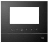 Рамка для абонентского устройства 4,3, чёрный, 52311FC-B