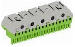 Клеммник самозажимной PE 17x4+5x25мм ZK175G (5шт), 1SPE007715F9716 в Москве