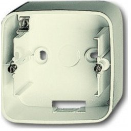 Коробка для открытого монтажа, 1 пост, серия Busch-Duro 2000 SI, цвет слоновая кость, 2CKA001799A0977 в Москве