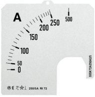 Шкала для амперметра SCL-A1-200/72, 2CSG112229R5011
