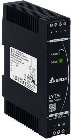DRL-48V240W1EN Блок питания 1ф. 90-264 VAC, Uвых = 48 В, Ток нагрузки макс = 5 А, 240Вт, в металлическом корпусе в Москве