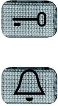 Вставка для клавиши выключателя ABB JUSSI, прозрачный, 2TKA000712G1