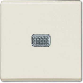 Выключатель 1-клавишный ABB BASIC55 с подсветкой, скрытый монтаж, chalet-white, 2CKA001012A2185 в Москве