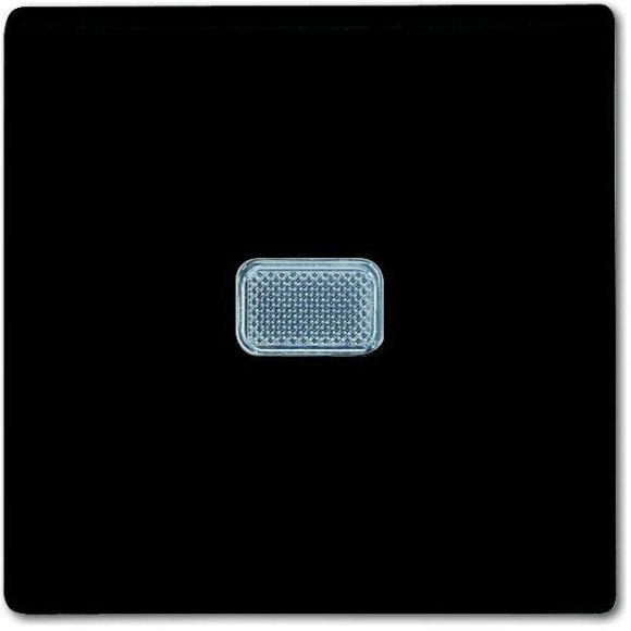 Выключатель 1-клавишный ABB BASIC55 с подсветкой, скрытый монтаж, chateau-black, 2CKA001012A2175 в Москве