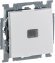 Выключатель 1-клавишный ABB BASIC55 с подсветкой, скрытый монтаж, альпийский белый, 2CKA001012A2153 в Москве