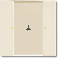 6125/02-82-500 Сенсор 1/2-клавишный, слоновая кость, 2CKA006115A0217